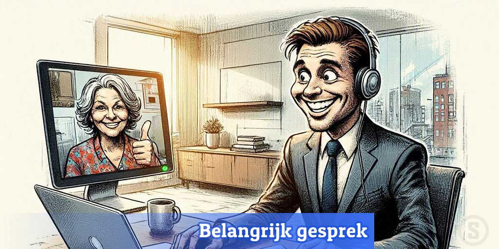 Een belangrijk telefoongesprek of video-call: zo bereid je je goed voor