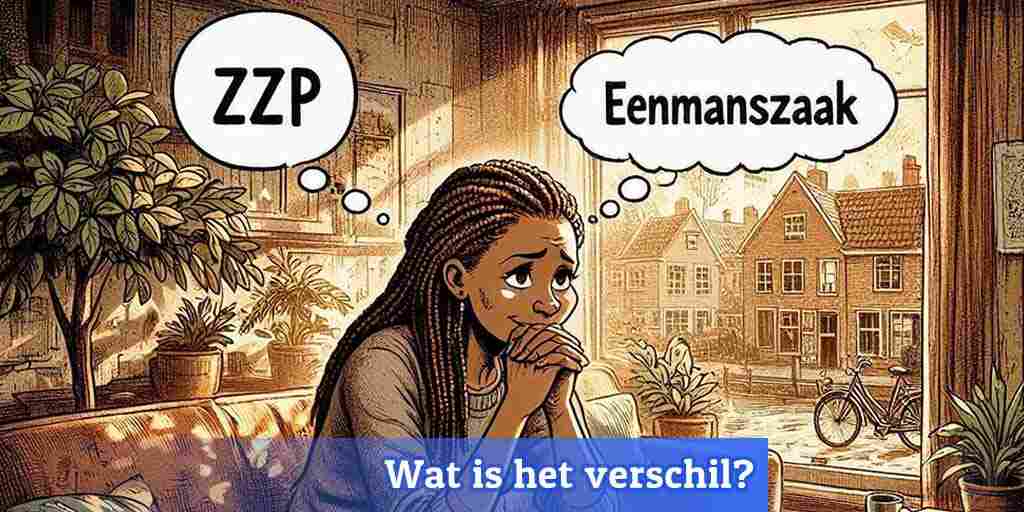 Wat is het verschil tussen een eenmanszaak en een zzp’er?